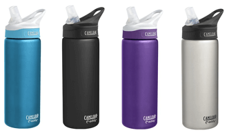 Camelbak Eddy Stainless Water Bottle- ranked as one of our best water bottles for kids
