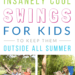 Awesome Backyard Ideas for Kids - Swings, Hangouts and Pods! Use them as fun Summer Activities and Boredom Busters for Outdoor Play.
