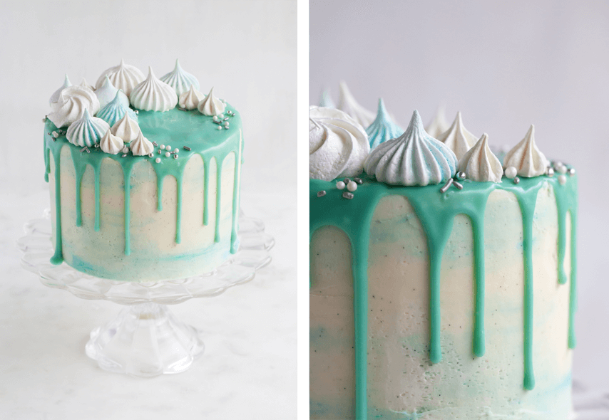 Easy Disney Frozen Cake Ideas - Winter Wonderland Cake by Style Sweet CA