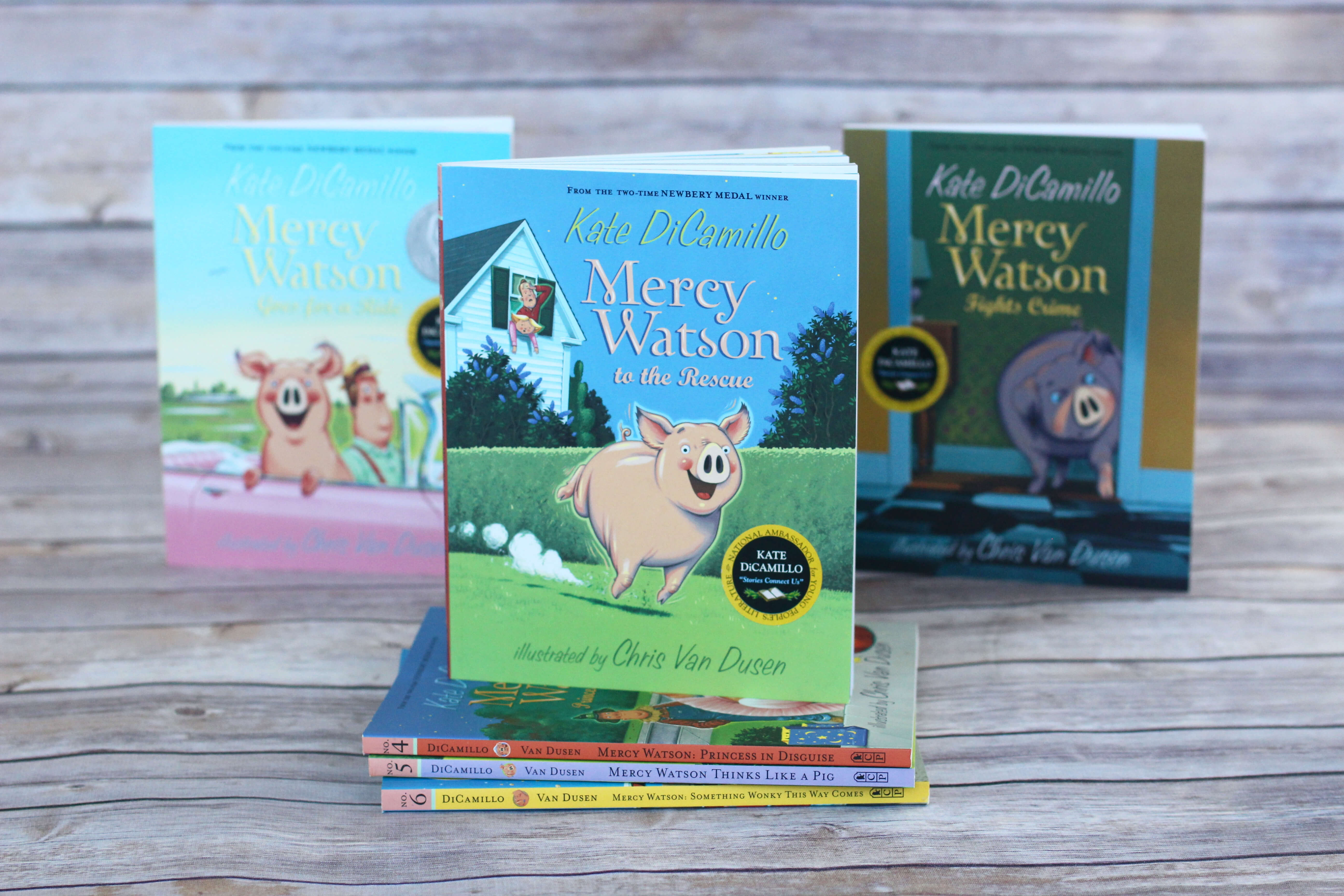 Mercy Watson Boxed Set. First Chapter Book to Read Aloud to your preschooler or kindergartener