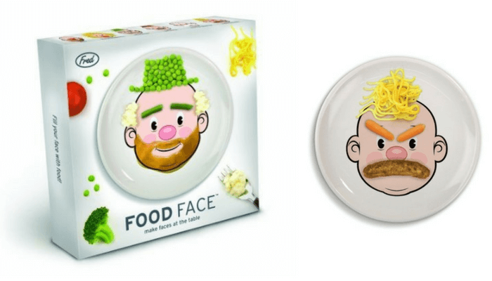 Products to Make Eating Fun for Kids. How to Get Picky Eaters to Try New Foods. Food Face Plates Fred & Friends.
