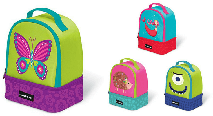 Crocodile Creek Eco Kids Insulated Two Compartment Lunch Bag