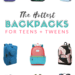 Cool Backpacks for Teens and Tweens for school | Whether you're looking for something hipster, cute or sporty these best picks for girls and boys have something for everyone! Part of the Back to School shopping guide