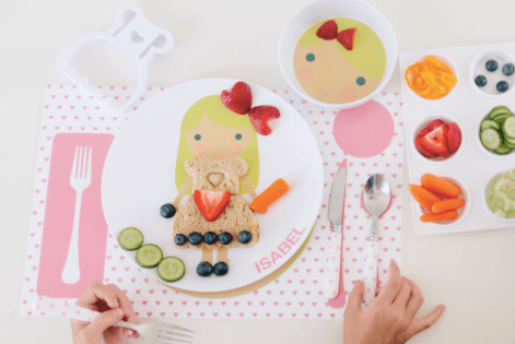 Products to Make Eating Fun for Kids. How to Get Picky Eaters to Try New Foods. DylBug Personalized Little Me Dress Up Plates.
