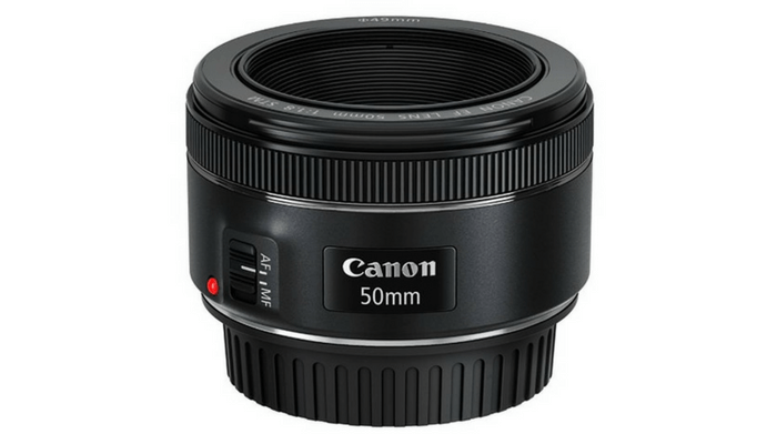 Canon 50mm f/1.8 lens