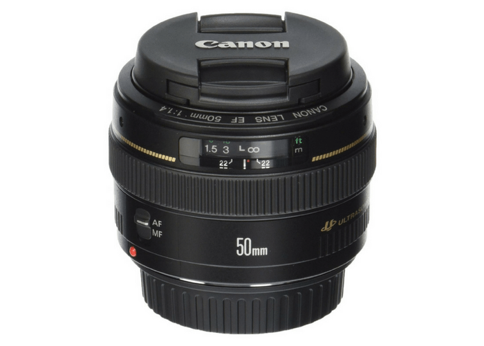 Canon 50mm f/1.4 lens