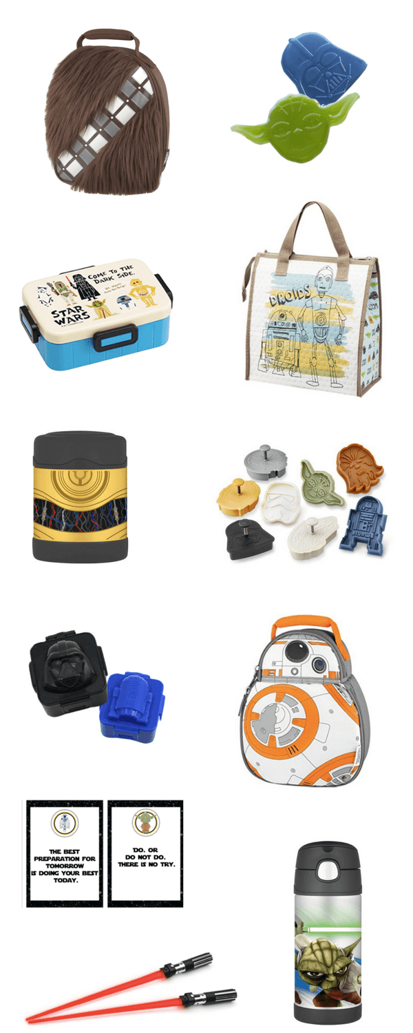 Star Wars cool lunch bags, lunch boxes, lunch accessories, water bottles for back-to-school