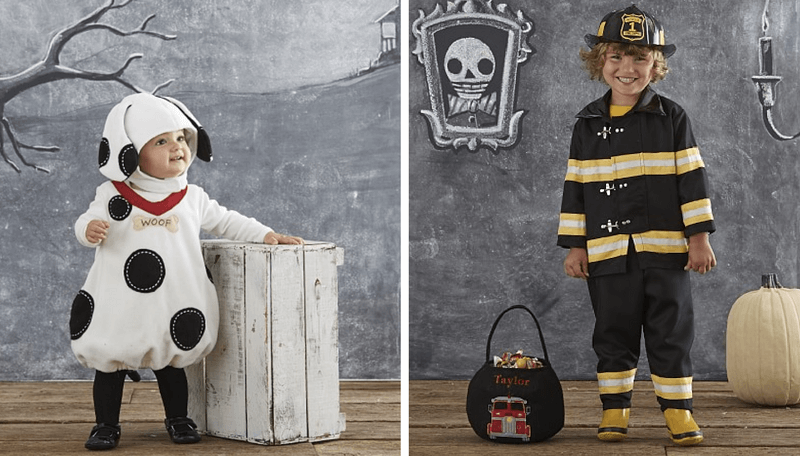 Creative Halloween Costumes for Siblings - Dalmatian and Firefighter