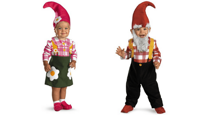 Creative Halloween Costumes for Siblings - Gnomes