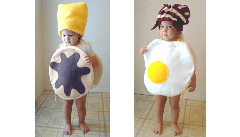 Creative Halloween Costumes for Siblings - Breakfast Favorites