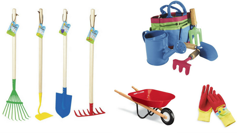 Best Non-Toy Gift Guide for Kids - gardening tools