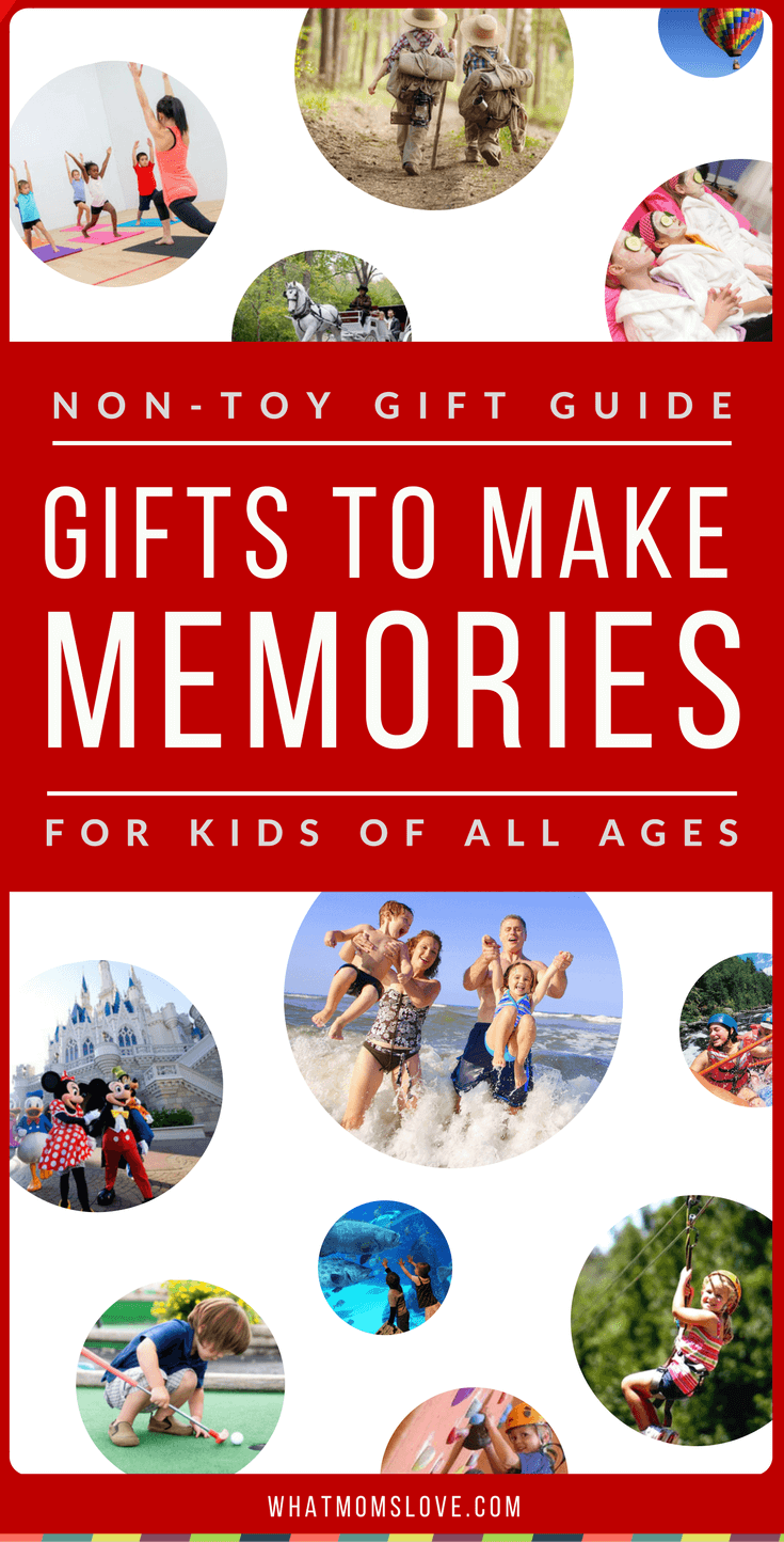 Best Non-Toy Gifts for Kids - Memories
