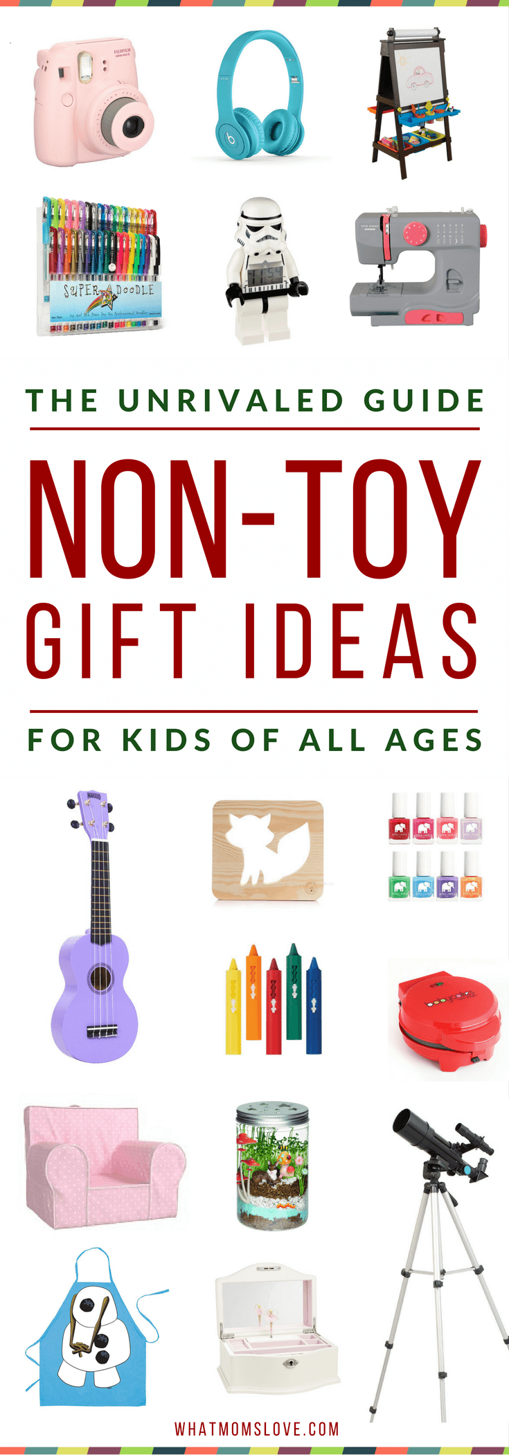 Best Non-Toy Gift Guide For Kids - Holidays Birthdays