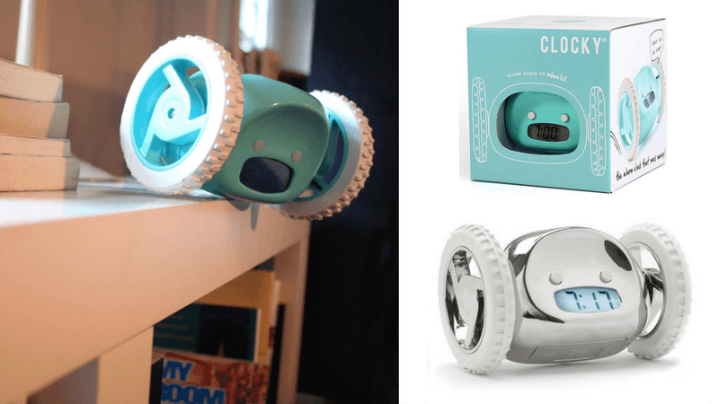 Clocky - the alarm clock that runs away from you so you HAVE to wake up! Tips, Tricks and Hacks for Stress-Free Mornings