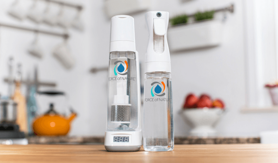 Best Non Toxic All-Purpose Cleaner and Deodorizer - Force of Nature review | No toxins, chemicals, dyes or fragrances | How to make a DIY household cleaner with 3 simple ingredients: water, salt and vinegar | All natural cleaner as powerful as bleach!