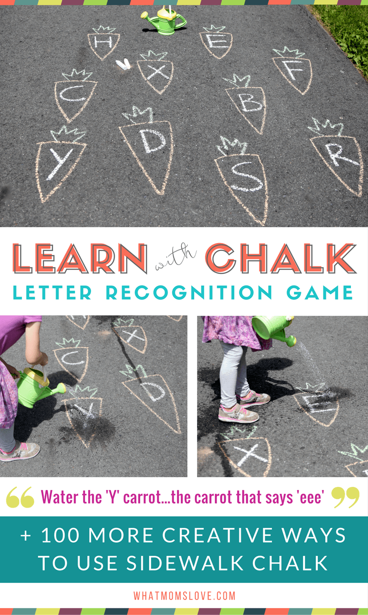 Sidewalk Chalk Ideas For Kids | Fun learning games and activities for summer