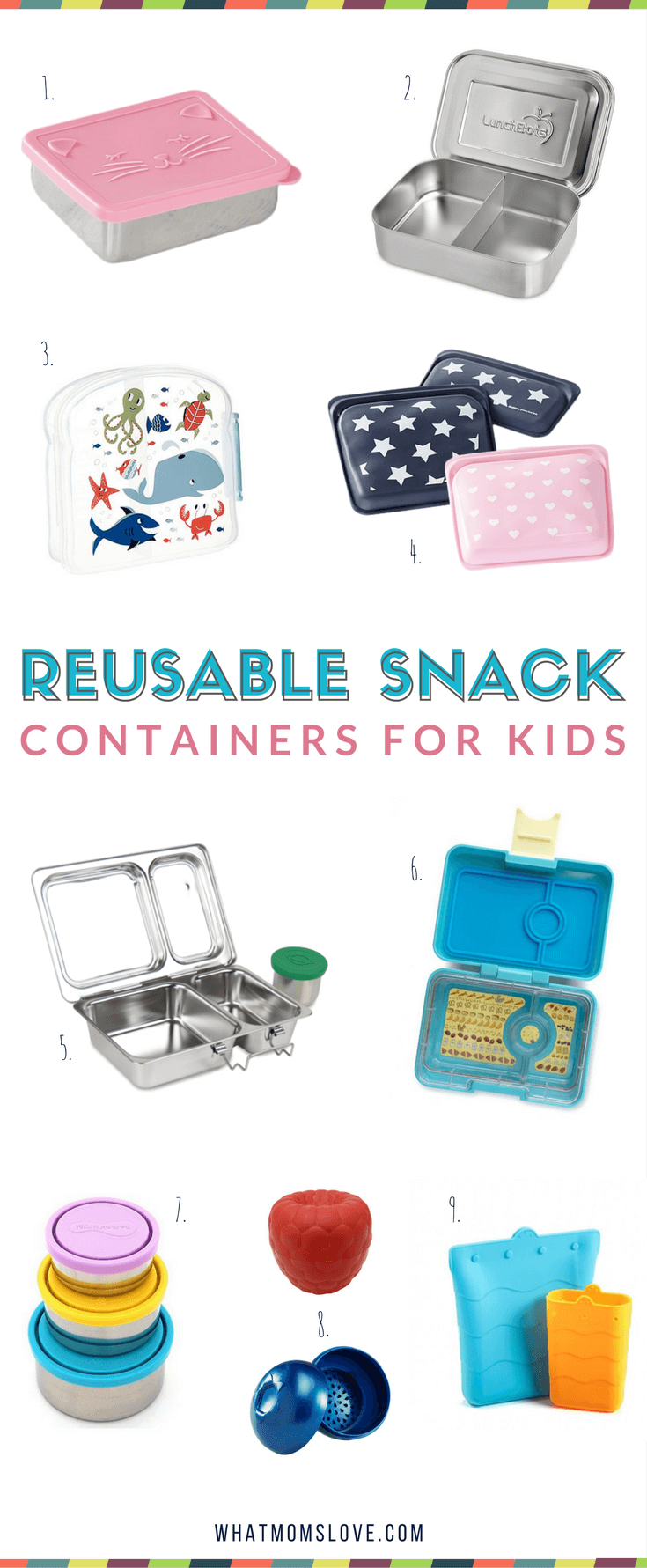 Best Reusable Snack Containers for Kids | Fun School Lunches | Back to School Guide