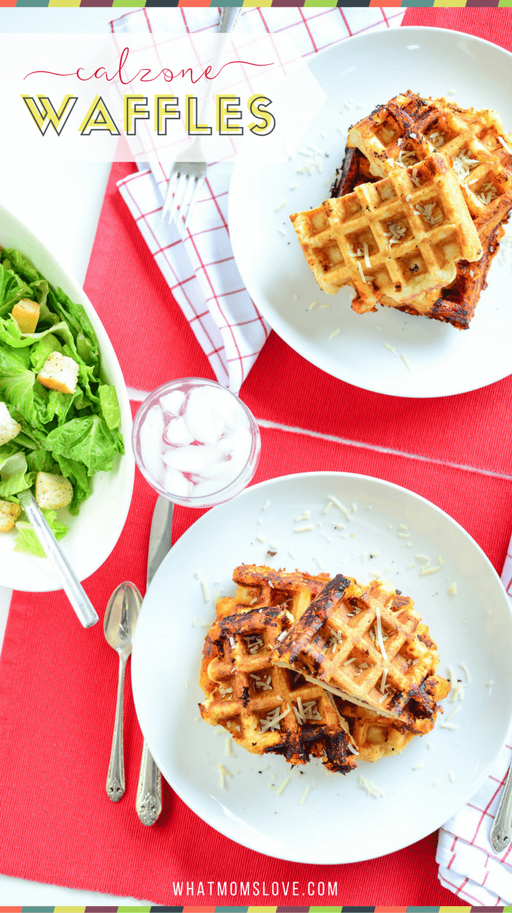 Calzone Waffle Recipe | Savory Waffles For Dinner