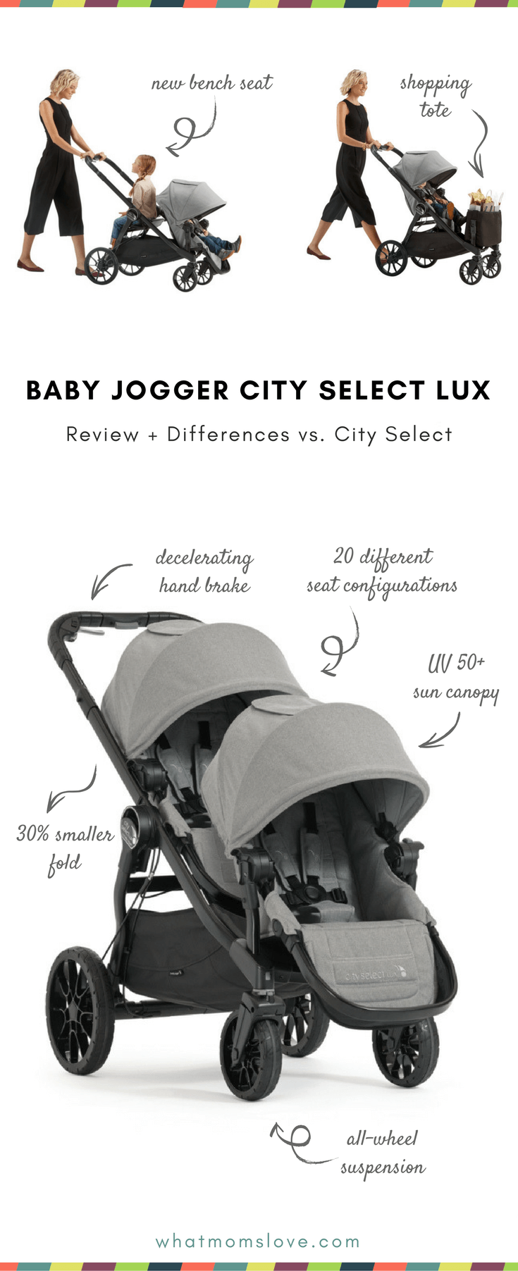 baby jogger city select double pram review