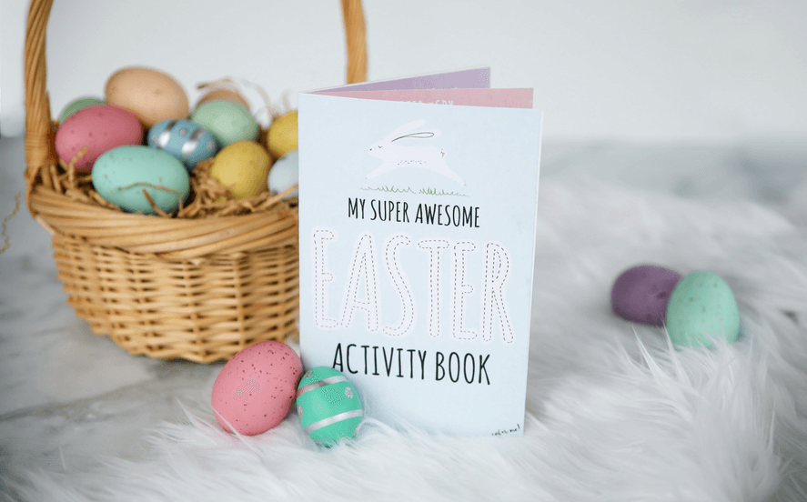 Free Easter Printable Activity Book | Fun activities including coloring pages, indoor/outdoor scavenger hunt, iSpy and active movement games. Perfect for children of all ages - toddler, preschool and beyond | Great to use in the classroom too! Super easy DIY, simply print on 8x10 paper.