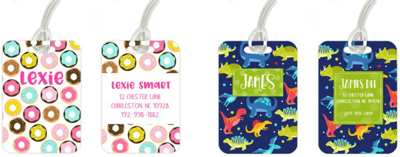 childrens luggage tags