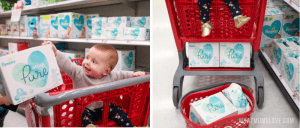 target pampers pure wipes