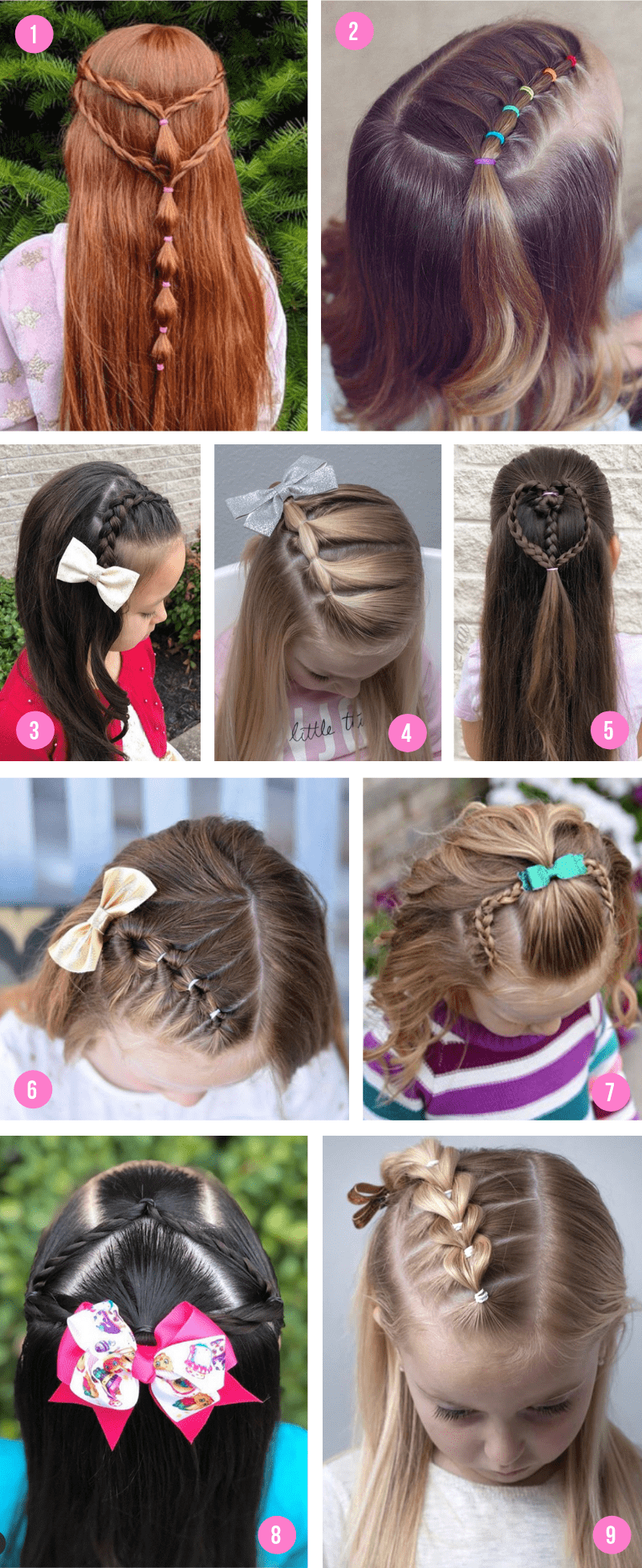 Easy Girls Hairstyles For Toddlers, Tweens & Teens - what moms love