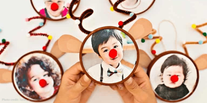 DIY Personalized Ornaments kids can make