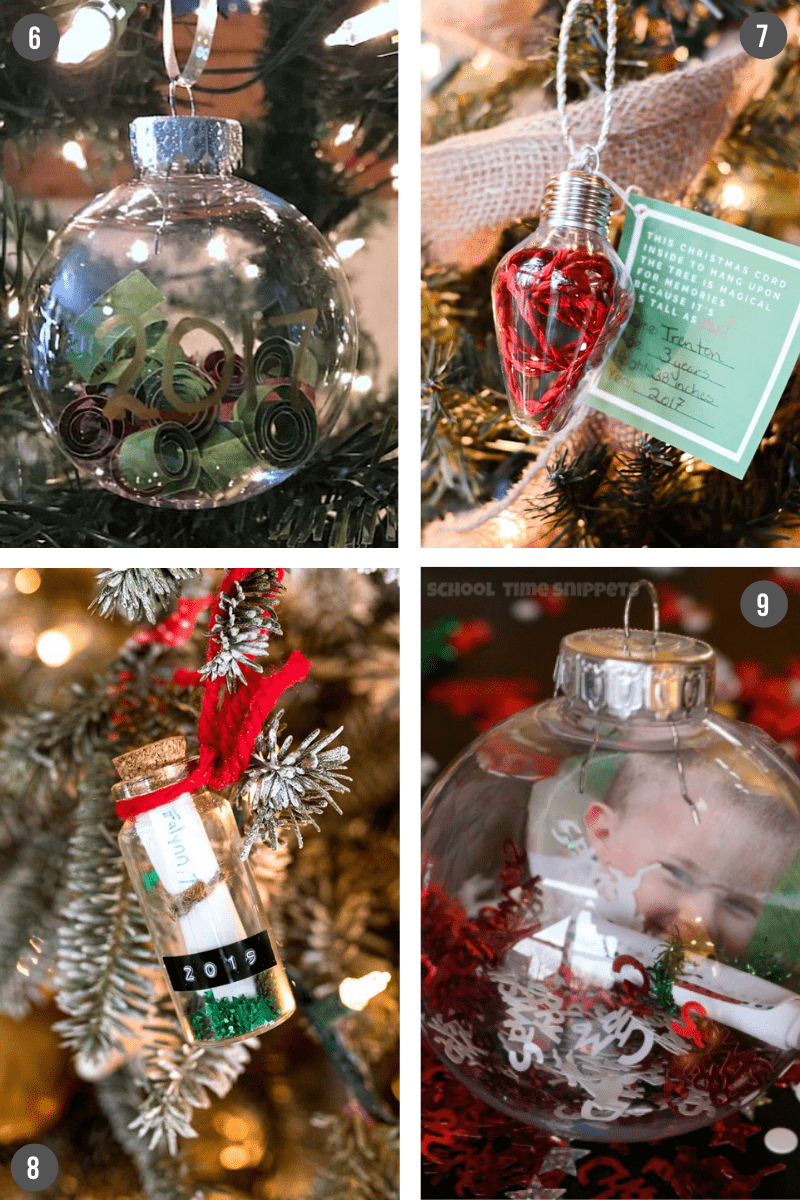 Pour-Painted Christmas Ornaments With Clear Ornaments - Happy Hooligans