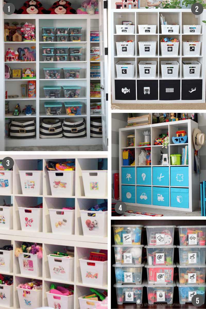 VERY BEST Toy Storage + Organization Ideas For Your Kids' Playroom (&  Beyond!)