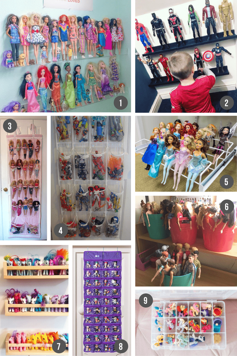 Barbie doll organizer  Organization kids, Toy organization, Kids closet  organization