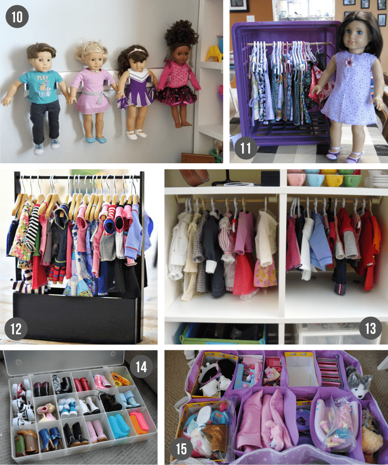 Barbie holder on wall, DIY, doll organizer