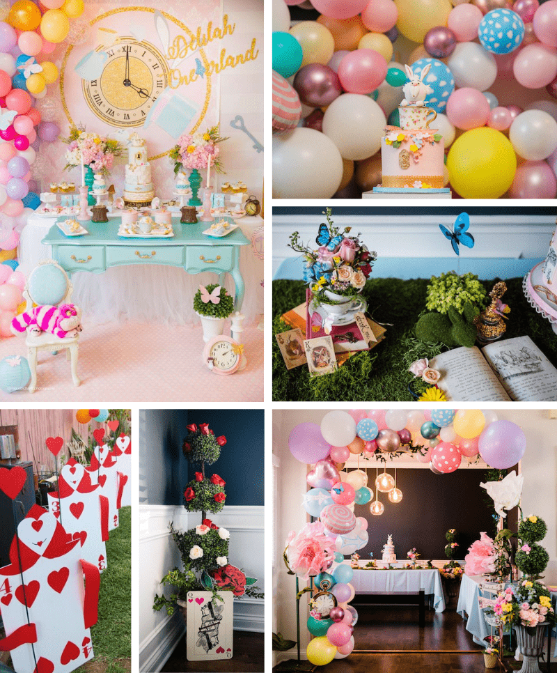 Kara's Party Ideas Whimsical Alice in Wonderland Birthday Party