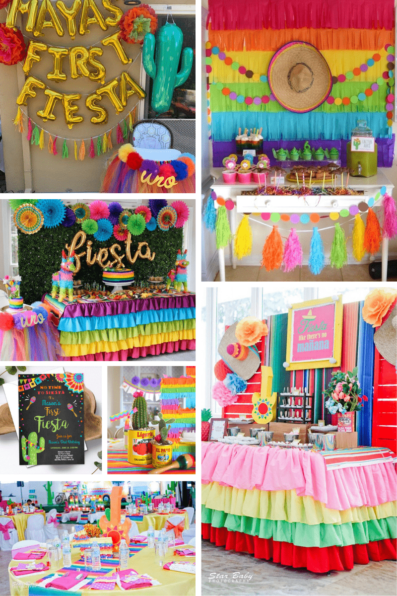 Kara's Party Ideas Mexican Fiesta Themed Family Adult Birthday Party  Planning Ideas