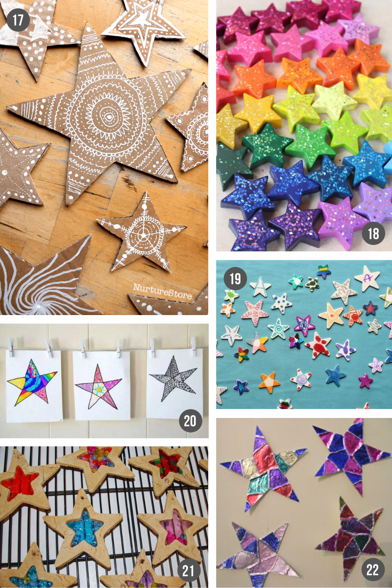 3D Paper Stars from Post-It Notes - Babble Dabble Do