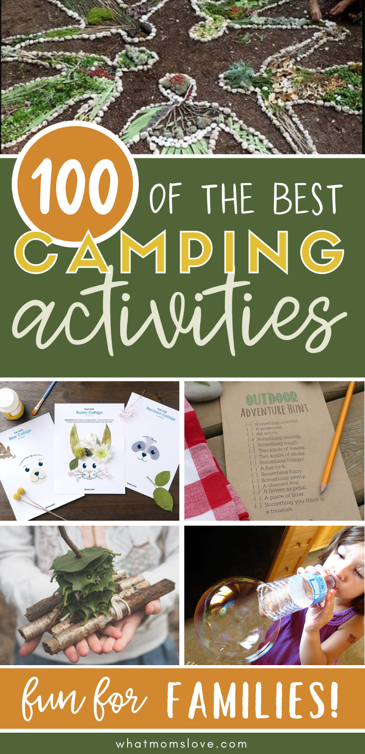 a camping trip activities