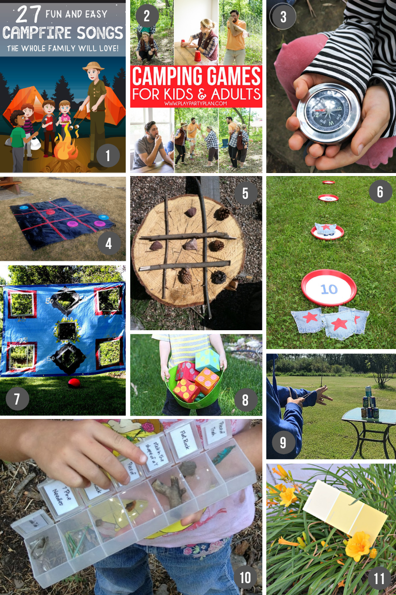 100 Super Fun Camping Games and Activities for Kids or the Whole Family! -  what moms love
