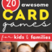 The best easy card games for kids and families