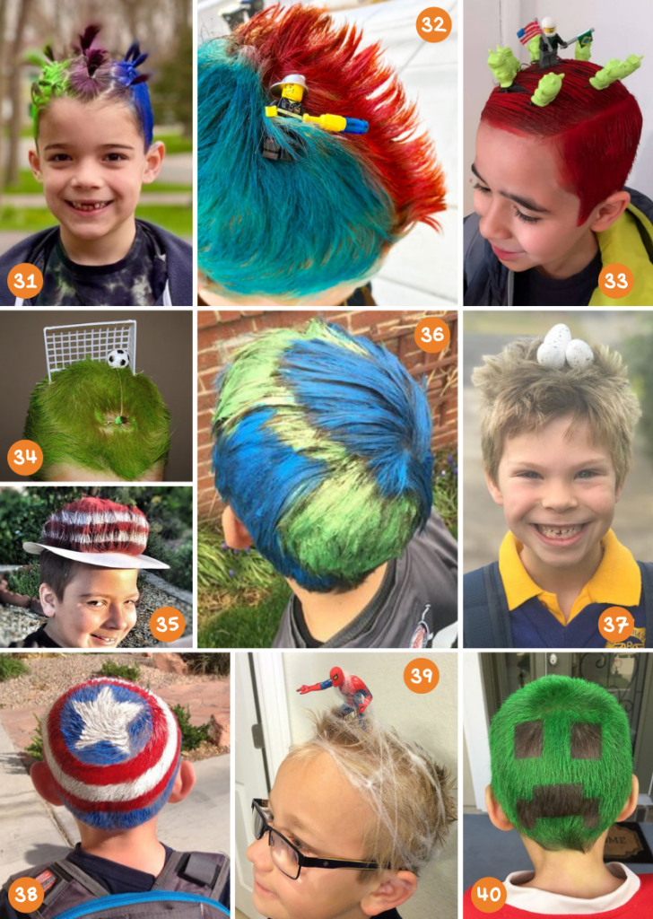 220+ Crazy Hair Day Ideas. Wacky School Hairstyles for Girls, Boys ...