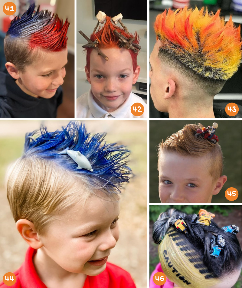 cylinder Gnide Vild 220+ Crazy Hair Day Ideas. Wacky School Hairstyles for Girls, Boys &  Teachers! - what moms love