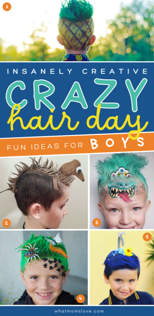 220+ Crazy Hair Day Ideas. Wacky School Hairstyles for Girls, Boys ...