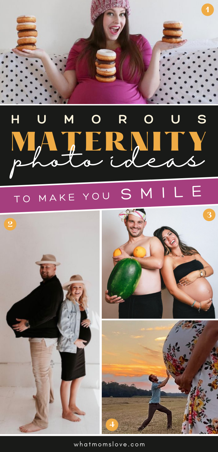 Funny Maternity photoshoot ideas PIN