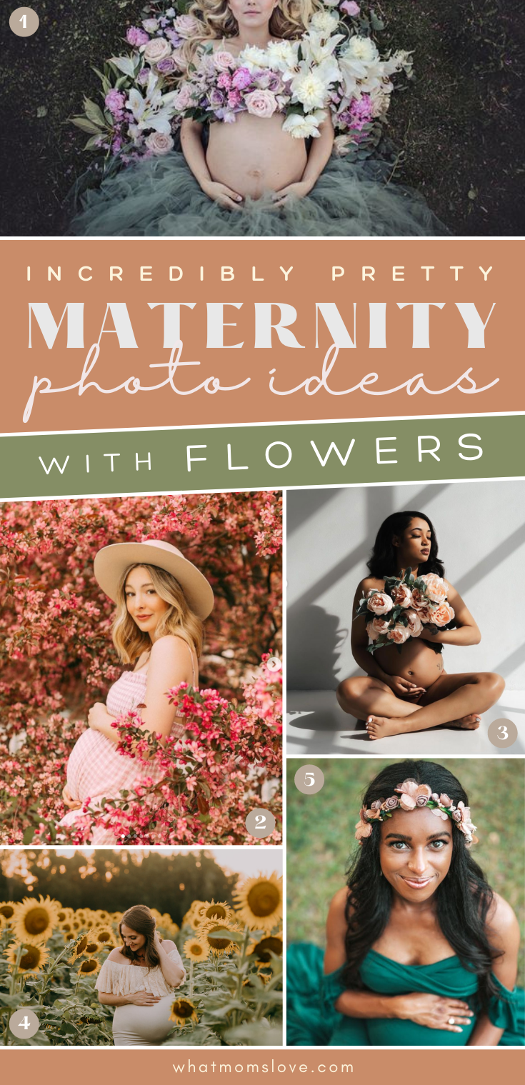 Inspirational Maternity Photoshoot - Flowers Time