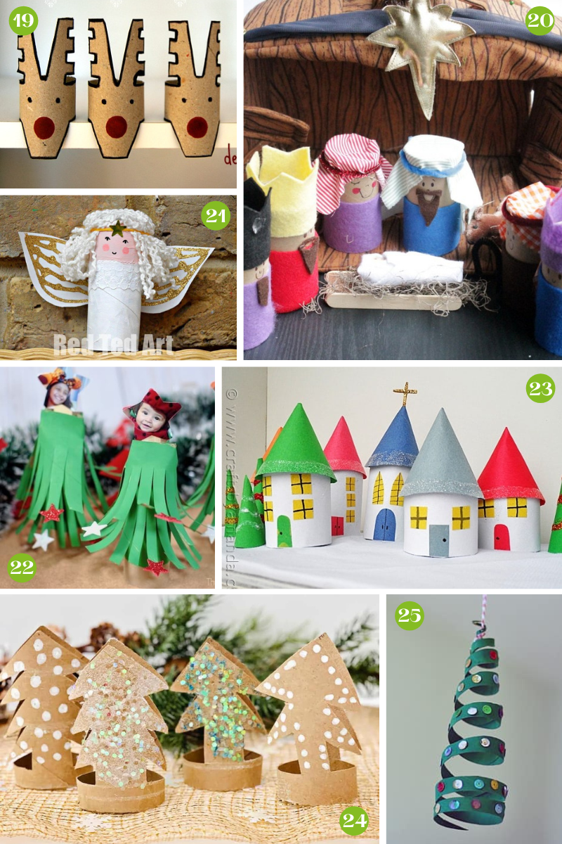 Tissue Paper Christmas Tree Paper Plate Craft - Easy Peasy and Fun