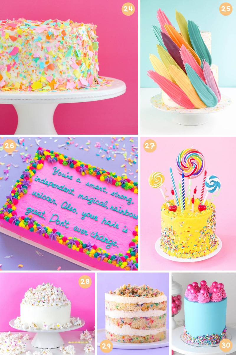 25th Birthday Cake Card | Scribbler