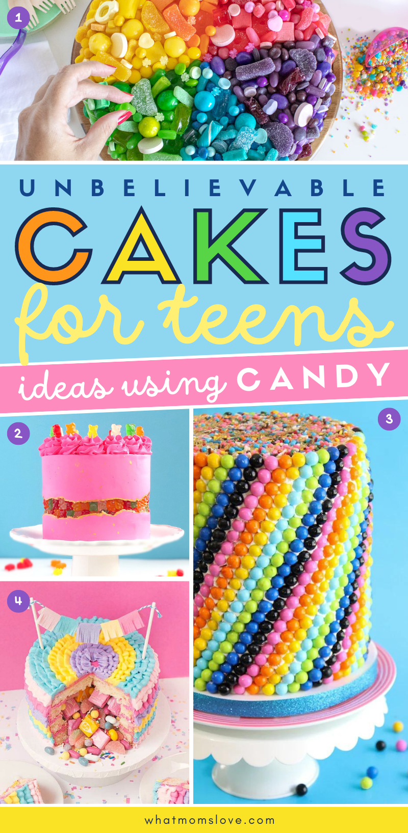 birthday cake designs for teenage girls
