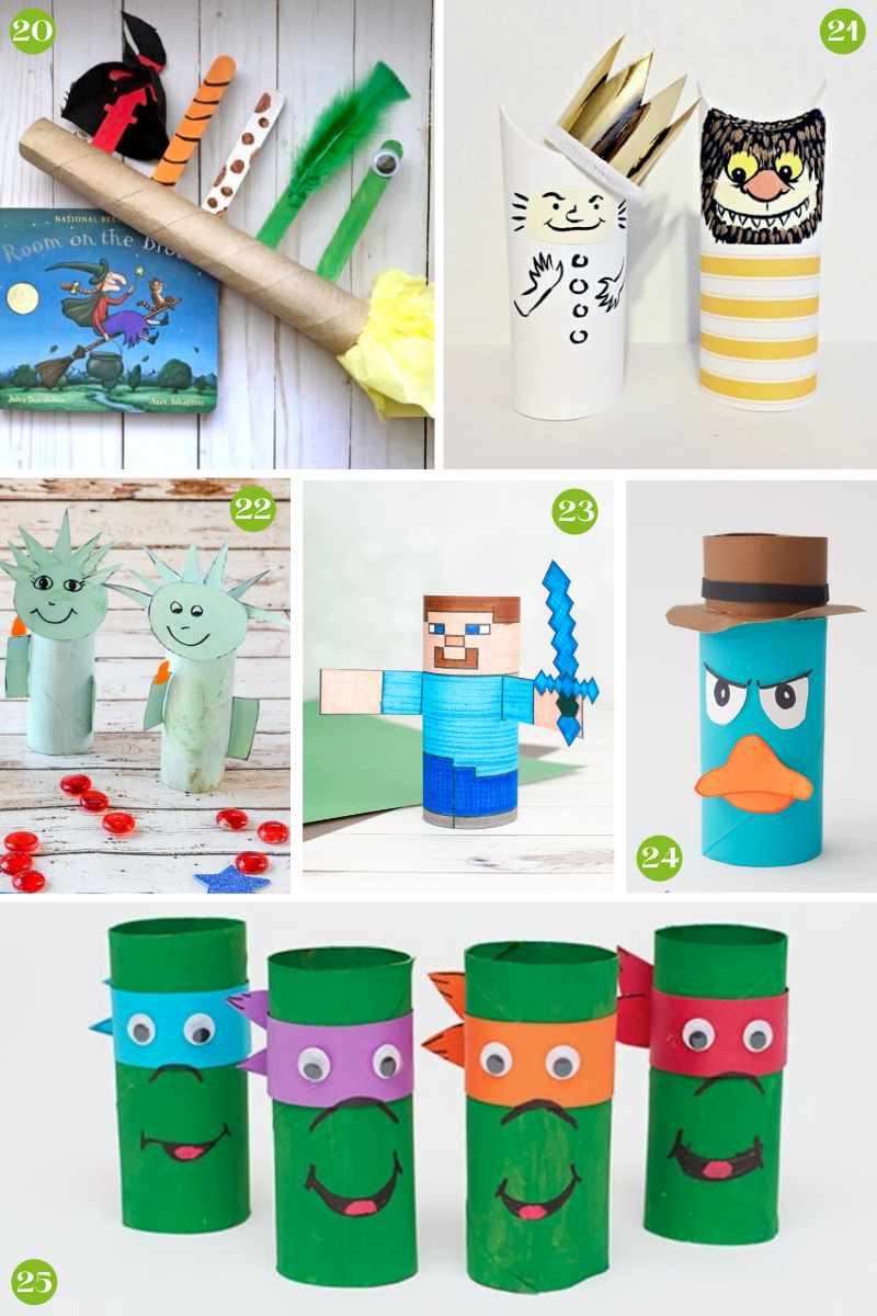 The Coolest Toilet Paper Roll Crafts for Kids - Six Clever Sisters