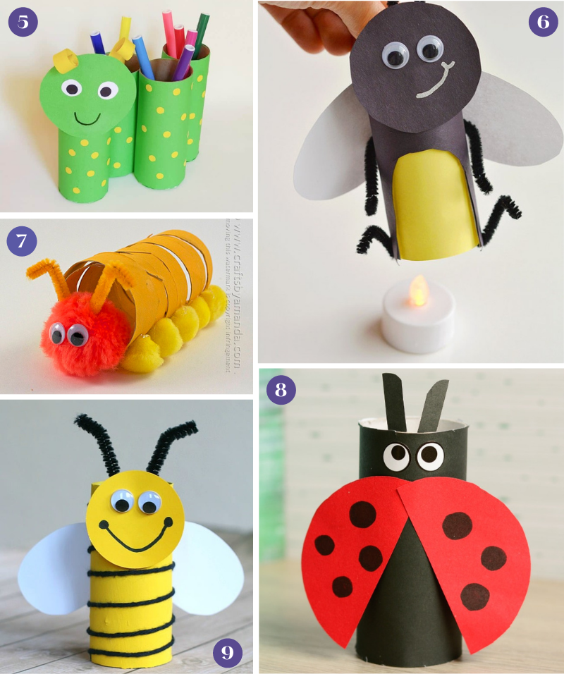 Paper roll craft ideas for kids ♥ For - Kids Art & Craft