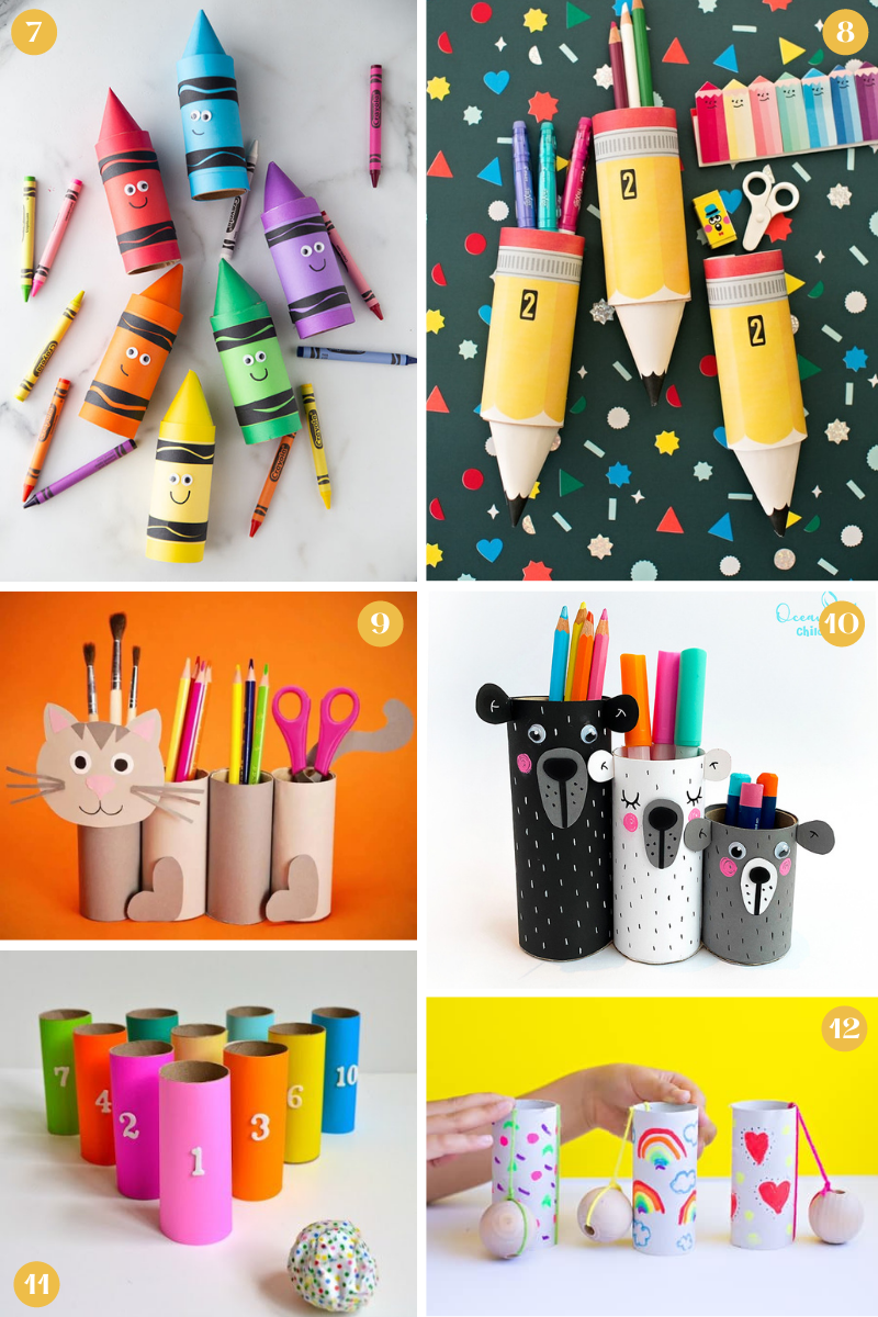 Toilet Paper Roll Crafts for Kids art projects 2