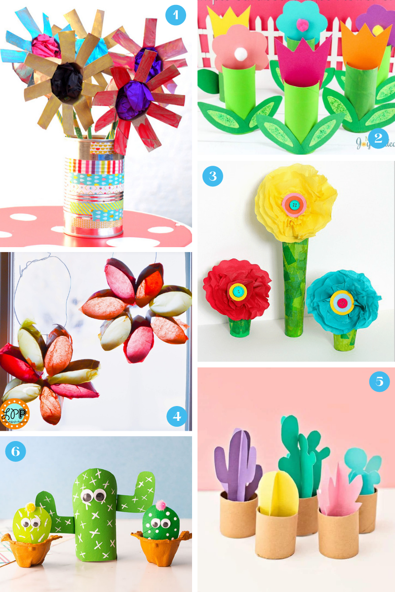 Spring Toilet Paper Roll Craft - Arty Crafty Kids